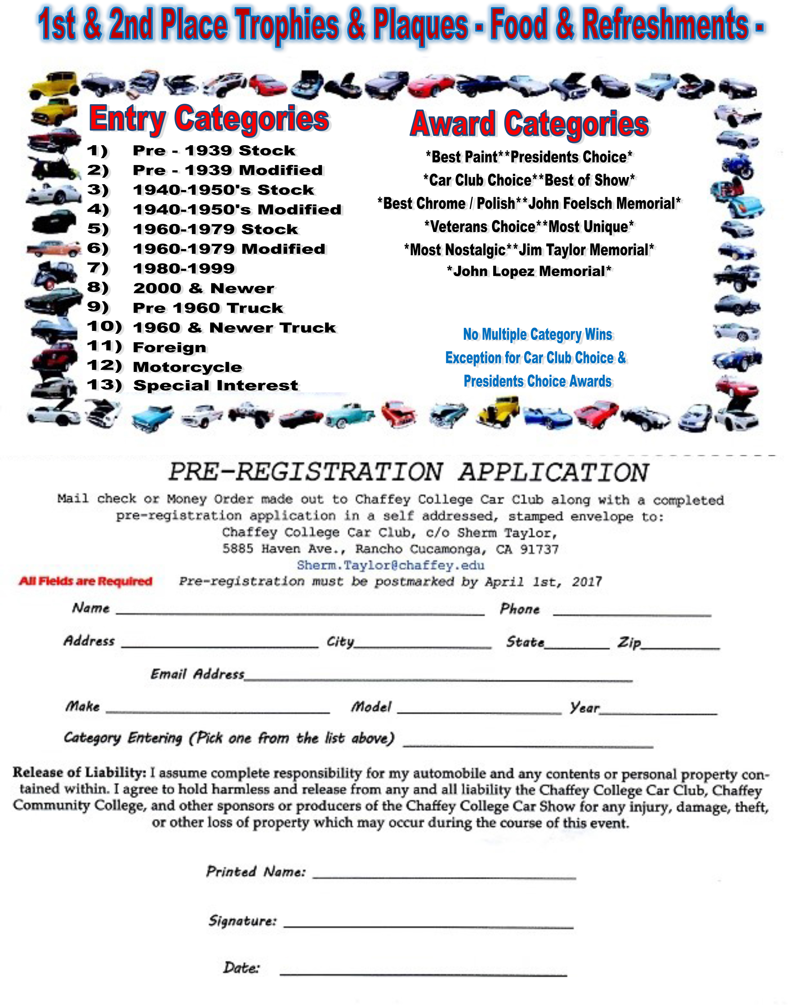 Chaffey College Car Club Chaffey College Car Club